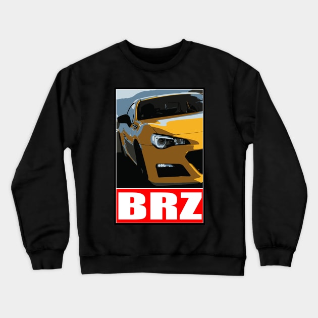 Subaru BRZ Crewneck Sweatshirt by 5thmonkey